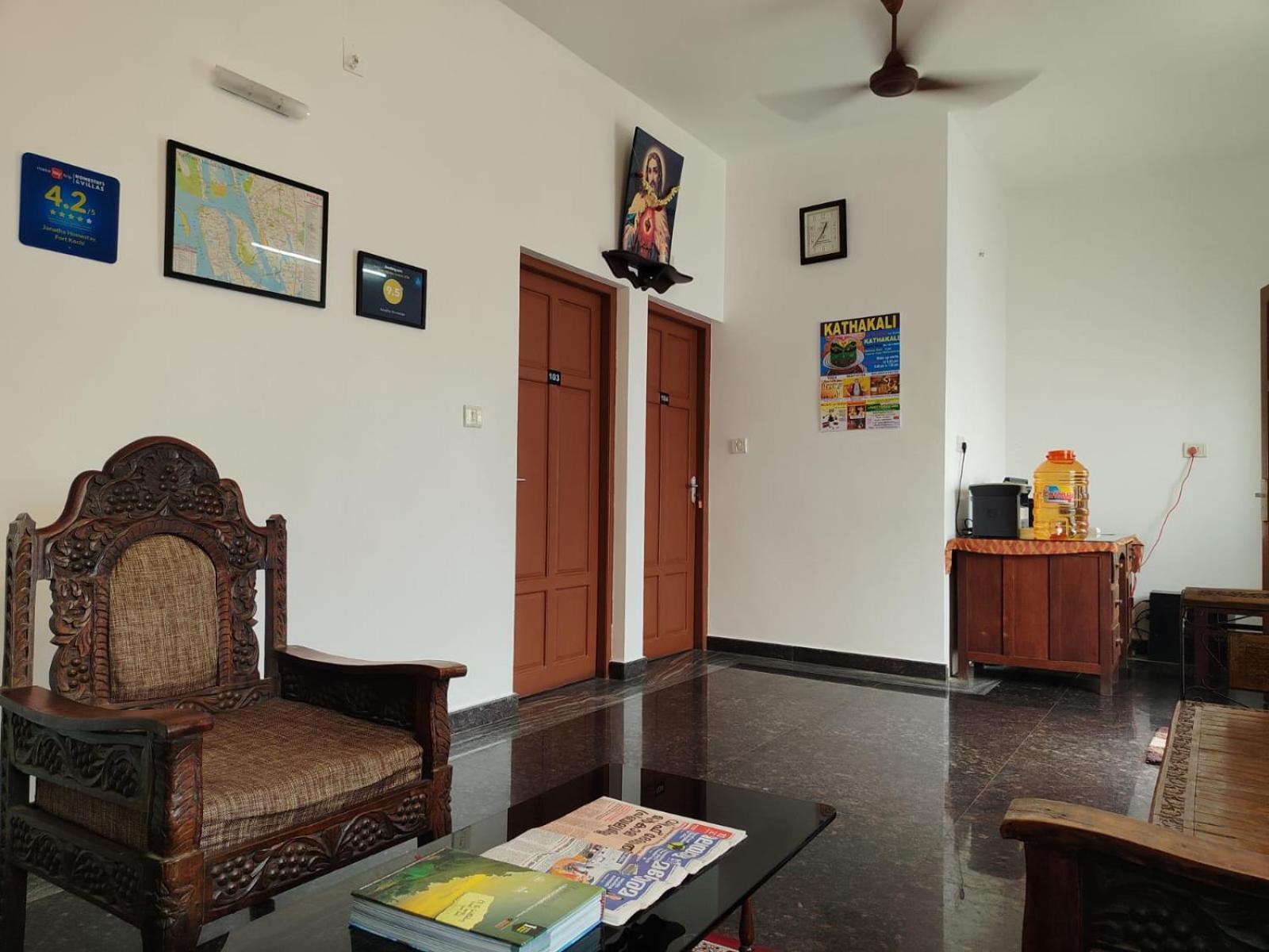 Janatha Homestay Kochi Eksteriør bilde